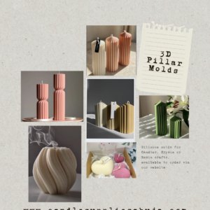 Pillar Silicone Molds / Candle Moulds